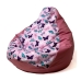 Pouf GO GIFT Rose foncé 140 x 100 cm Poire