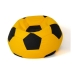 Puff GO GIFT Amarelo Preto Oxford Futebol