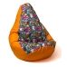 Pouffe GO GIFT Orange 105 x 80 cm Pear