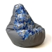 Pouffe GO GIFT Grey 105 x 80 cm Pear