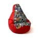 Pouf GO GIFT Rouge 140 x 100 cm Poire