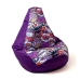 Pouf GO GIFT Pourpre 130 x 90 cm Poire