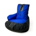 Pouf GO GIFT Bleu Noir Oxford Gant de boxe