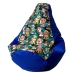 Pouffe GO GIFT Blue Oxford tejido antidesgarros The Canine Unit 130 x 90 cm