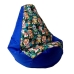 Pouffe GO GIFT Blue Oxford tejido antidesgarros The Canine Unit 130 x 90 cm