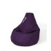 Pouf GO GIFT Bordeaux Oxford tejido antidesgarros 130 x 90 cm