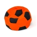 Puff GO GIFT Preto Laranja Oxford Futebol