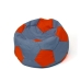 Puff GO GIFT Rot Grau Oxford Fussball