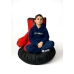 Pouf GO GIFT Noir Rouge Oxford Gant de boxe