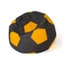 Puff GO GIFT Amarelo Preto Oxford Futebol