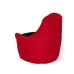 Pouffe GO GIFT Black Red Oxford tejido antidesgarros