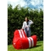 Puff GO GIFT Alb Roșu Oxford tejido antidesgarros 140 x 100 x 100 cm 140 x 100 cm