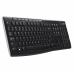 Ασύρματο Πληκτρολόγιο Logitech K270 Μαύρο Ισπανικό Qwerty 2.4 GHz