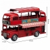 Decoratieve figuren Alexandra House Living Rood Ijzer ABS Bus 14 x 18 x 28 cm