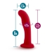 Vibrador de Ponto G Blush Temptasia Vermelho