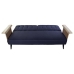 Sofa-lova DKD Home Decor Mėlyna Ruda Juoda Metalinis Šiuolaikiškas Miesto 203 x 87 x 81 cm