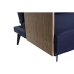 Slaapbank DKD Home Decor Blauw Bruin Zwart Metaal Modern Stads 203 x 87 x 81 cm