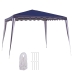 Pergola Poliester Jeklo 300 x 300 x 245 cm