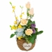 Dekorative blomster Alexandra House Living Flerfarget 23 x 48 x 24 cm