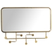 Bengaleiro de parede Alexandra House Living Dourado Metal 80 x 6,5 x 61 cm