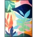 Painting Romimex Velvet MDF Wood Plant 83 x 123 x 4 cm