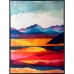 Pintura Romimex Veludo Madeira MDF Paisagem 83 x 123 x 4 cm