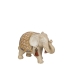 Decoratieve figuren Romimex Beige Natuurlijk Polyresin Olifant 9 x 13 x 20 cm