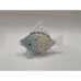 Decorative Figure Romimex Blue Glass Fish 25 x 10 x 20 cm