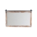 Miroir mural Romimex Naturel Métal Bois MDF 67 x 102 x 1 cm