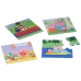 Set 4 pussel   Peppa Pig Cosy corner         16 x 16 cm 43 Delar