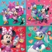 Komplet 4 puzzle sestavljank   Minnie Mouse Me time         16 x 16 cm