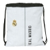 Bolsa Mochila con Cuerdas Real Madrid C.F. 24/25 Blanco Gris 35 x 40 x 1 cm