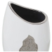 Vase Alexandra House Living White Silver Ceramic 14 x 9 x 29 cm