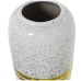 Vase Alexandra House Living Hvid Sølvfarvet Keramik 15 x 30 cm