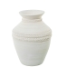 Vaso Alexandra House Living Branco Cerâmica 26 x 35 cm