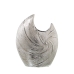 Vase Alexandra House Living Silver Ceramic 18 x 8 x 22 cm