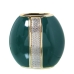 Vaso Alexandra House Living Verde Argentato Ceramica 21 x 11 x 20 cm