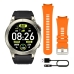 Smartklocka Manta SWA001SL Svart Orange Silvrig 1,43