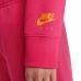 Megztinis su kapišonu mergaitėms  CROP HOODIE  Nike DM8372 666  Rožinė