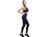 Sport leggins til kvinder Happy Dance 2417ATC Sort