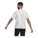 Camisola de Manga Curta Homem Adidas Giant Logo Branco