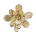 Decoração de Parede Alexandra House Living Dourado Metal Flor 40 x 39 x 4 cm