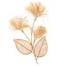 Décoration murale Alexandra House Living Rotin Fibre naturelle Fleur 33 x 65 cm