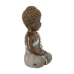 Decoratieve figuren Alexandra House Living Wit Gouden Acryl Plastic Melamine Boeddha 14 x 9 x 20 cm