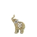 Decoratieve figuren Alexandra House Living Gouden Acryl Plastic Melamine Olifant 11 x 6 x 16 cm