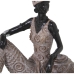 Decoratieve figuren Alexandra House Living Bruin Acryl Plastic Melamine Afrikaanse 21 x 11 x 17 cm