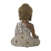 Figura Decorativa Alexandra House Living Branco Dourado Acrílico Plástico Melamina Buda 14 x 9 x 20 cm