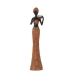 Figura Decorativa Alexandra House Living Castanho Acrílico Plástico Melamina Africana