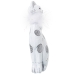 Figura Decorativa Alexandra House Living Blanco Acrílico Plástico Melamina Gato 12 x 6 x 26 cm