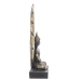 Deko-Figur Alexandra House Living Braun Gold Acryl Kunststoff Melamine Buddha 15 x 7 x 27 cm